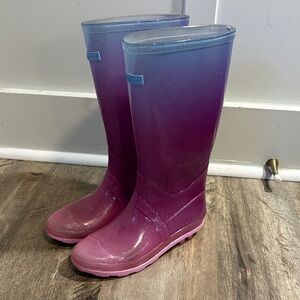 Element Kids Gradient Blue and Purple Rain Boots
